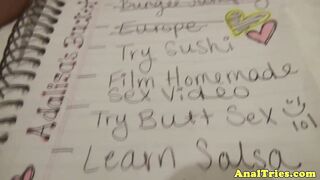 Anal amateur Adalisa tries assfucking with bf