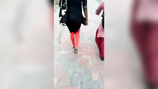 desi bengali college girl on road masti