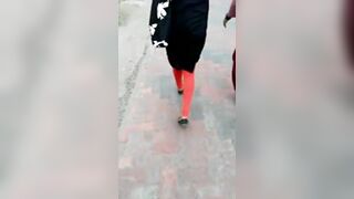 desi bengali college girl on road masti
