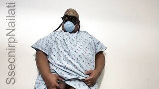 Horny Coronavirus COVID19 Patient masturbating