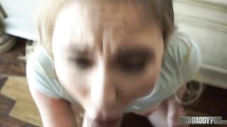 BadDaddyPOV - Hot Stepdaughter Alyssa Cole Fucks her Horny Stepdad