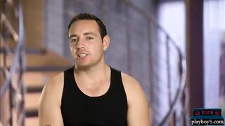 Two busty girls joined by two random guys for a foursome