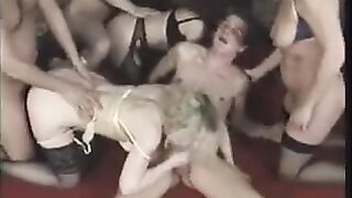 Three Step Moms in Hot German Gangbang