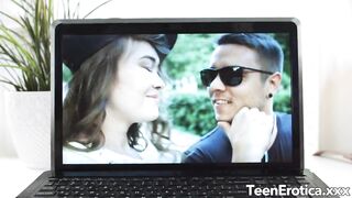 Cute Asian Teen Ann Rice Sensually Fucked by Her White BF