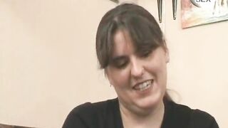 Hot chubby slut hot living room banging