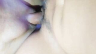I put a mint in delicious pussy, she helps her to masturbate