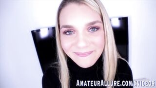 Gabbie Carter Exposes Her Beautiful Big Boobs While Playing With a Big Cock.
