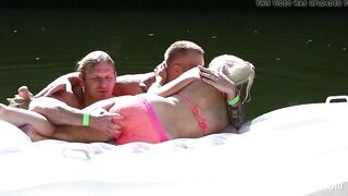 Horny friends are enjoying a summer day