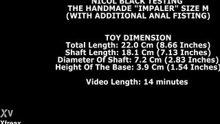 Nicol Black Testing The Handmade Impaler Size M (With Additional Anal Fisting) TWT200