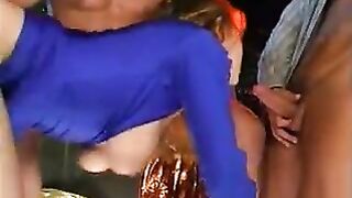 Elena gangbang in cafe