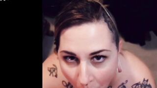 Ash VonBlack POV big cock worship sensual blowjob