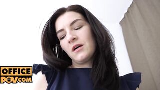 POV - Lina Love needs two cocks to relax her tense mood