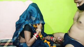 Desi villeg sapna bhabhi karva chauth ko chudhai