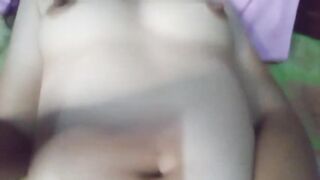 Cute Asian Alone at home 372