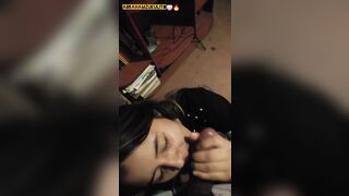 my cute niece learning how to suck bbc