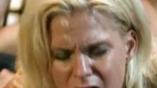 Busty Blonde MILF Rides Hard