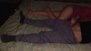 Sexy roommate couldn't stop cumming from my fingers on a cold night - LuxuryOrgasm
