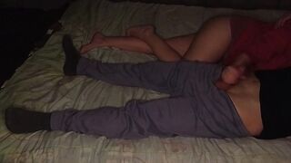 Sexy roommate couldn't stop cumming from my fingers on a cold night - LuxuryOrgasm