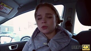 DEBT4k. Pretty waitress gets good pay for sex with rich stranger