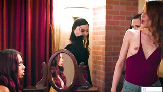 Bitchy College Girls Having Lesbian Orgy