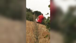Danish couple caught fucking on highway