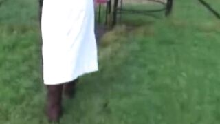 stacey west 18 yo naked walk at a castle uk
