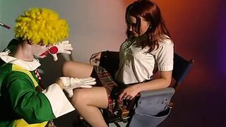 A scene with a young slut likes sex with Brunette Funny