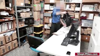 Asian student steals and gets fucked