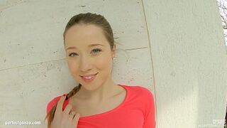 Hardcore gonzo creampie for Taissia Shanti at All internal