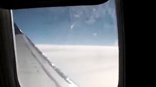 She Fingers Herself On The Airplane