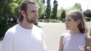 Stunning slim beauty Tiffany Tatum hard fucked at Balaton