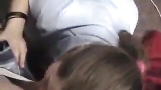 College girl sucking