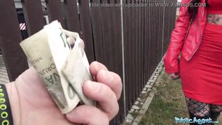 Public Agent Big Tits and tattoos fucked outside
