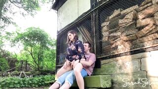 Fucking at an abondand barnyard - outdoor sex