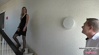 Melanie Schweiger fucked in hotel room and creampie