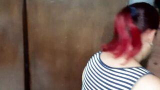 Mature takes her lover home and sucks his cock while her husband arrives