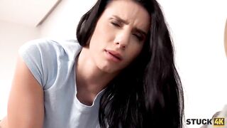 STUCK4K. Stud can fuck sexy roommate and he wont blow such a chance