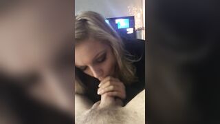 18 year old GF sucks Boyfriends dick first time on cam