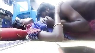 Desi bengali bhabhi boobs sucking by devar