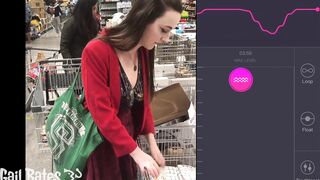 Preview: Public remote vibrator play and sex on balcony