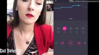 Preview: Public remote vibrator play and sex on balcony