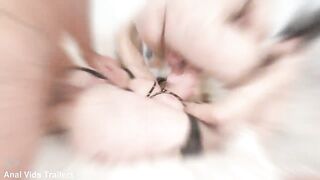 Slutty Babe Barbie Sins Gets Double Penetrated and Swallows!