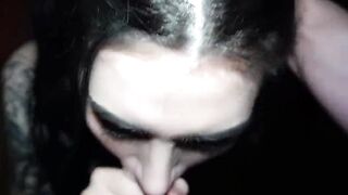 RED EYES STEPSISTER BLOWS MY MIND AND COCK. HONEY HAZE