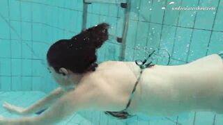 Underwater pure hot erotics with Markova
