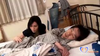 Japanese Milf Teasing Him with Her Sexy Body