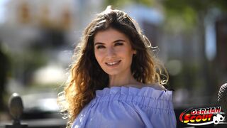 GERMAN SCOUT - Magaluf Holiday Teen Candice Public Casting