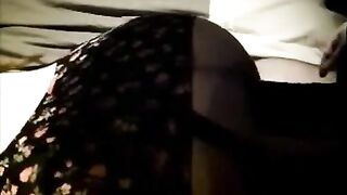 Mistress fucks sissy slave with big black strapon dildo