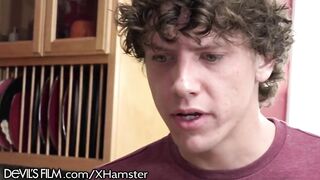 Horny Cougar Caught Squirting by Young Music Teacher