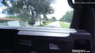 Giant Black Booty Rides The BangBus - Vickie Starxxx