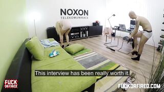 She Wants a Job and Likes It Up Her Ass